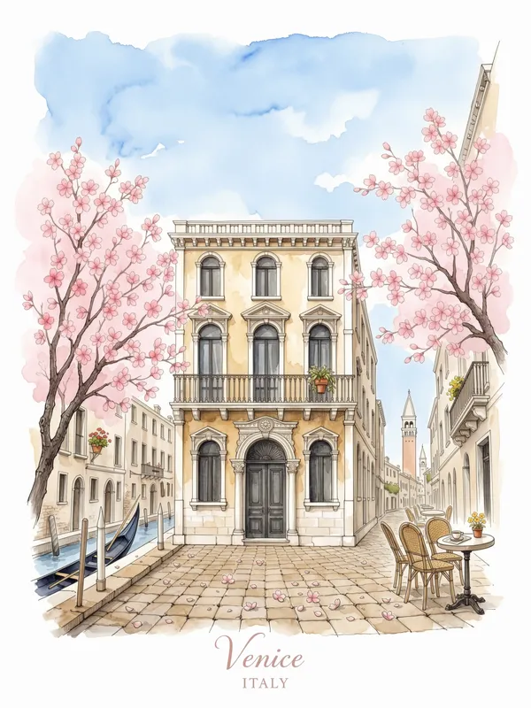 Venice Watercolor Sketch
