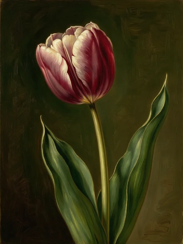 Tulip Oil Painting