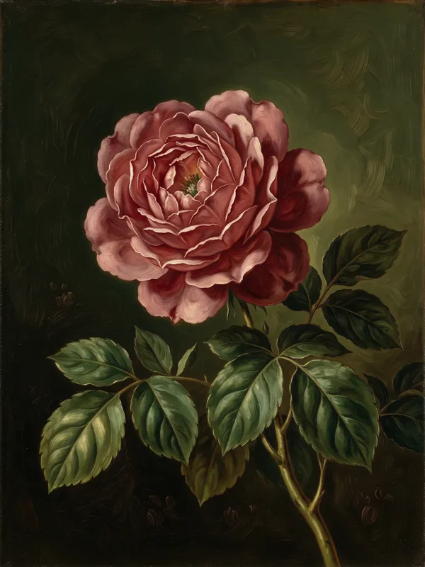 Rose Oil Painting