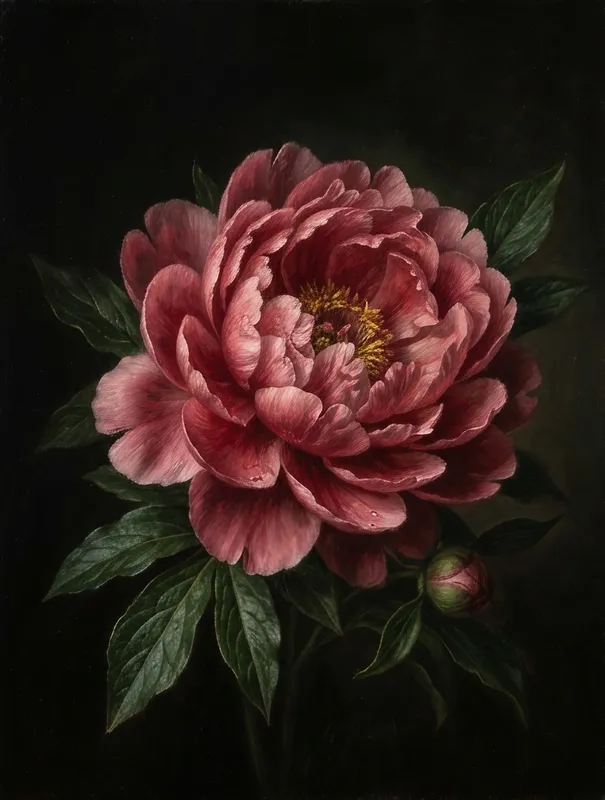 Academic Oil Painting Botanicals