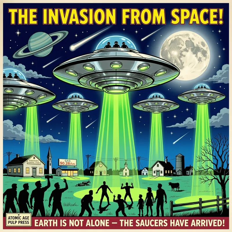 Saucers Over Town