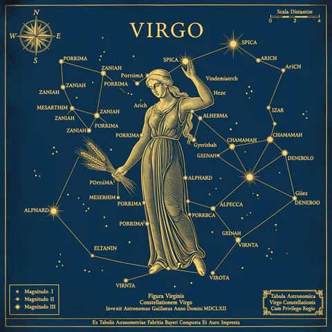 Virgo Zodiac Art Print
