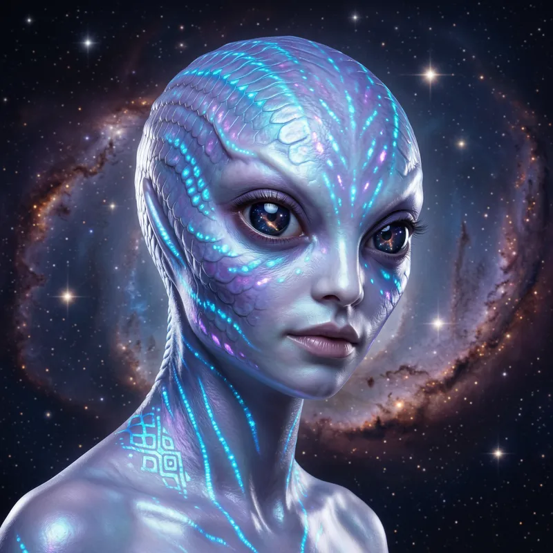 Iridescent Aquatic Alien