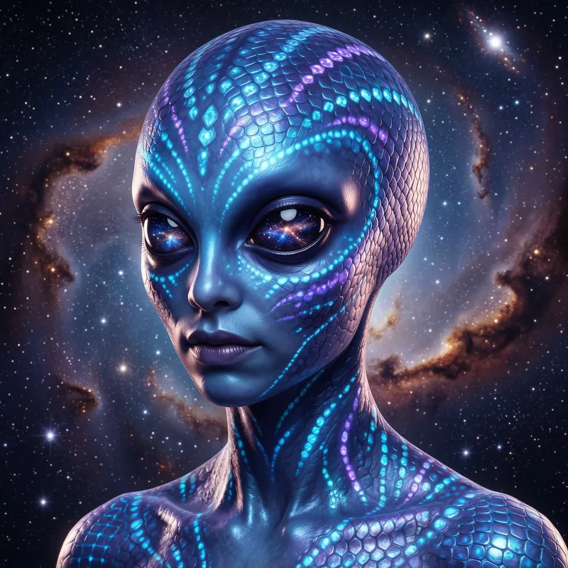 Serene Grey Alien