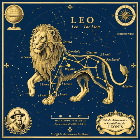 Leo Zodiac Art Print