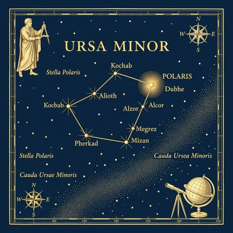 Ursa Minor Constellation Art Print