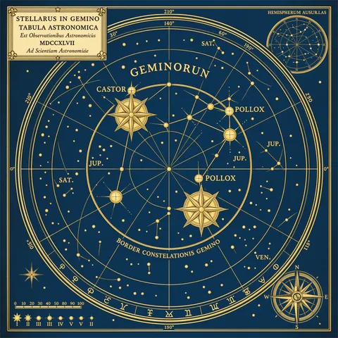Gemini Zodiac Art Print
