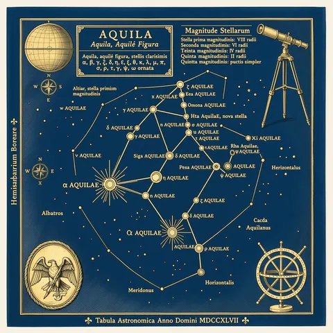 Aquila Constellation Art Print