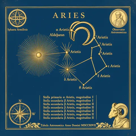Aries Zodiac Art Print