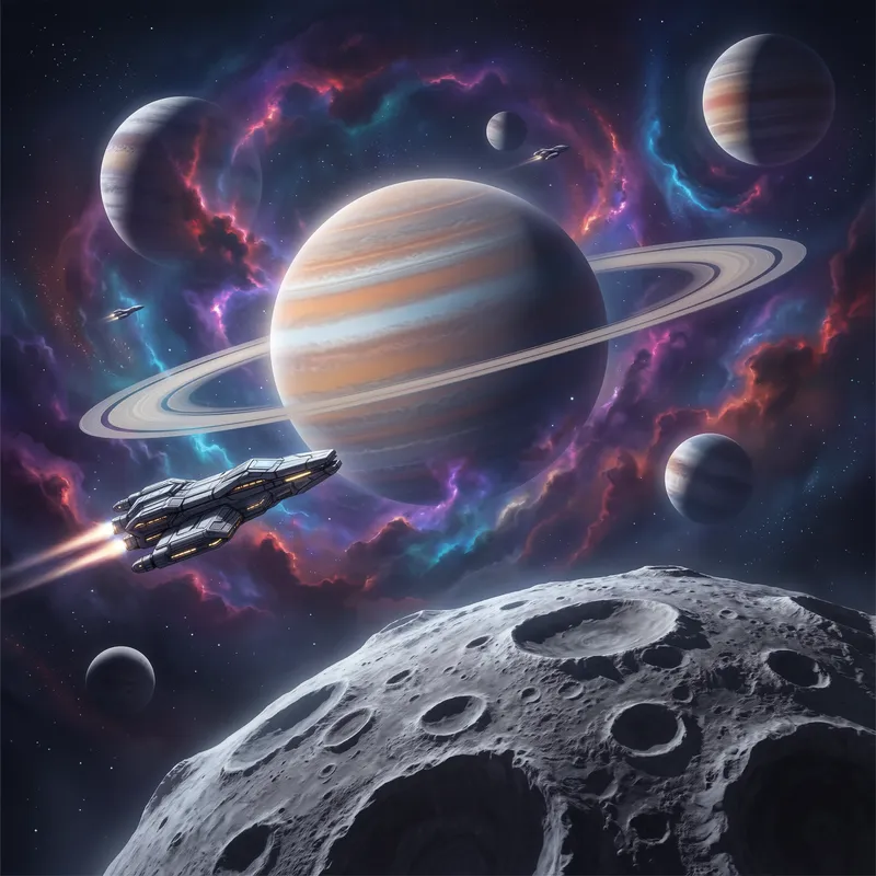 Ringed Giant Rising