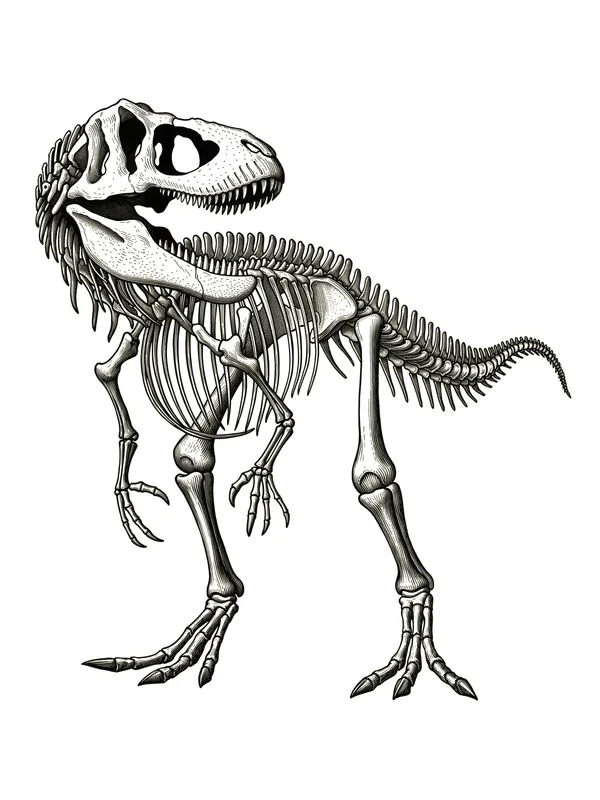 T-Rex Skeleton Study