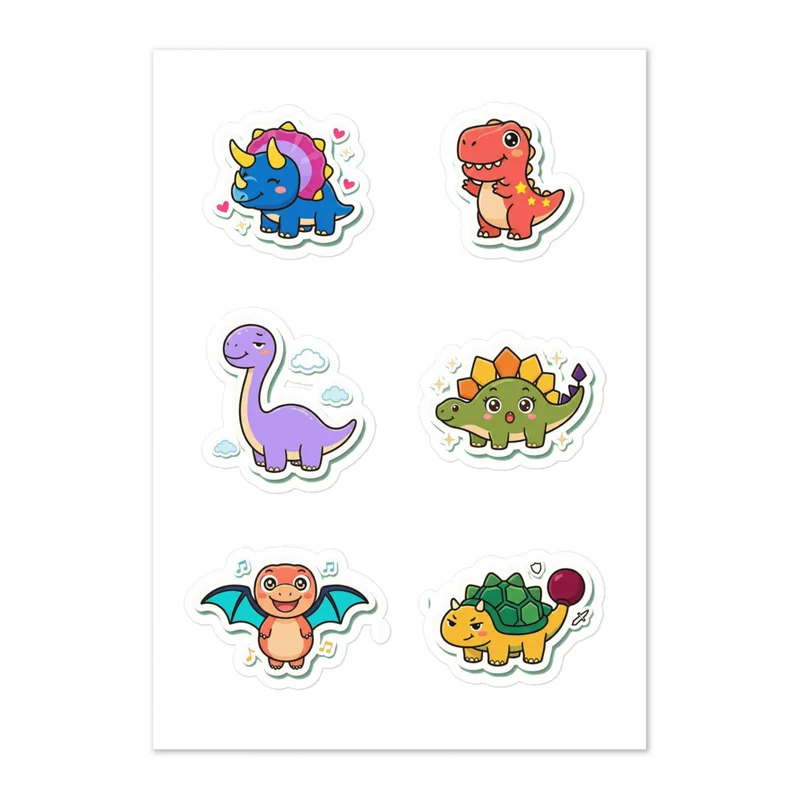 Dino Pals Sticker Sheet