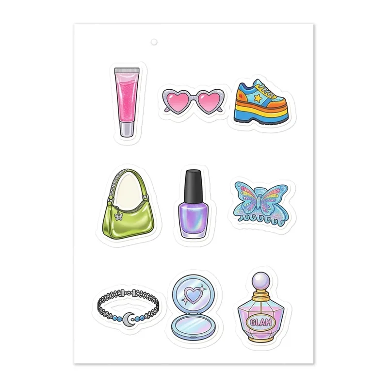 Y2K Glam Sticker Sheet