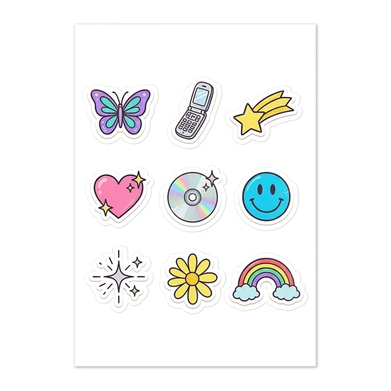 Y2K Icons Sticker Sheet