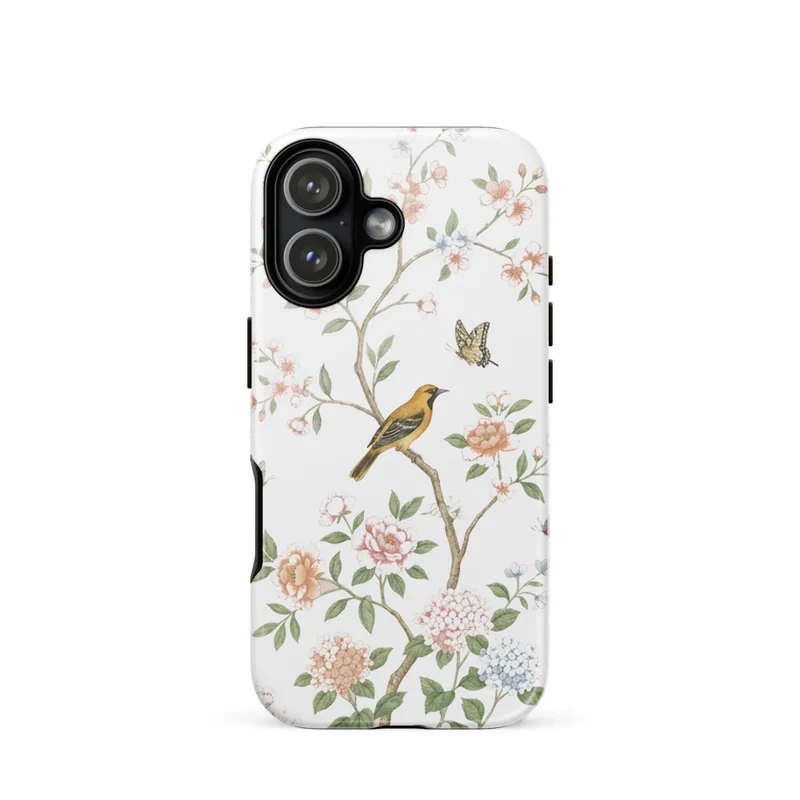 Chinoiserie Floral Panel