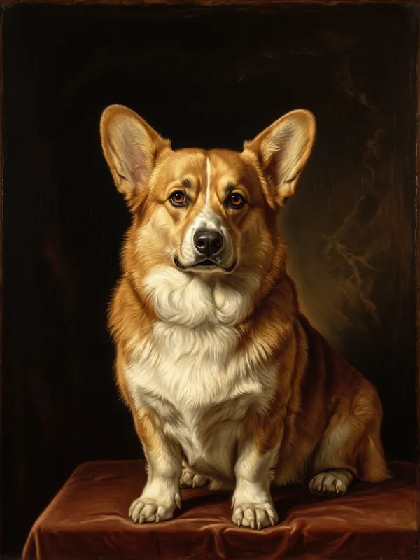 Corgi Portrait