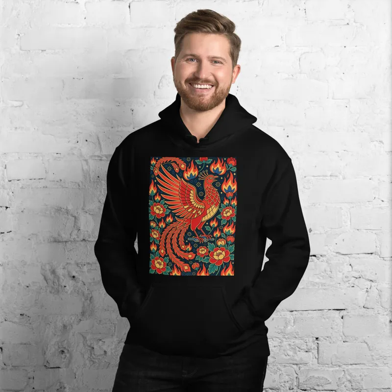 Guochao Phoenix 凤 Hoodie