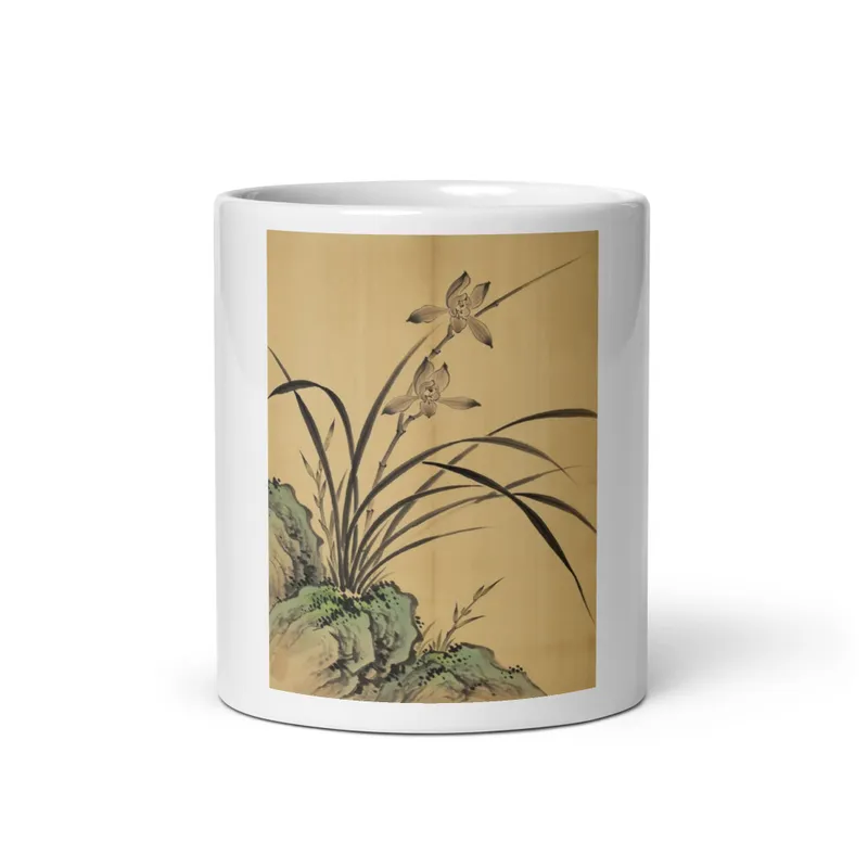 Orchid and Rock Mug