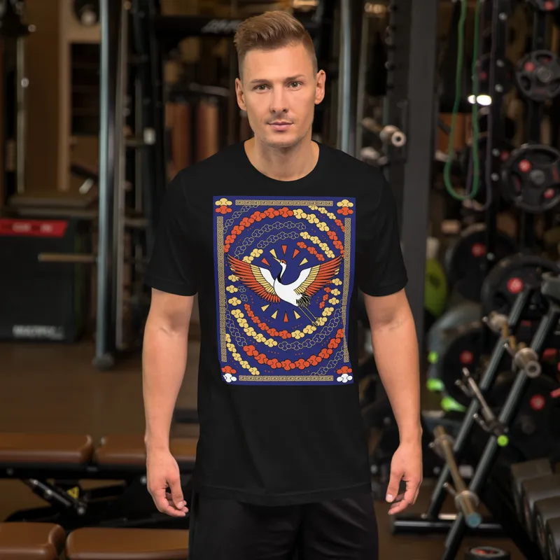 Guochao Crane 鹤 Tee