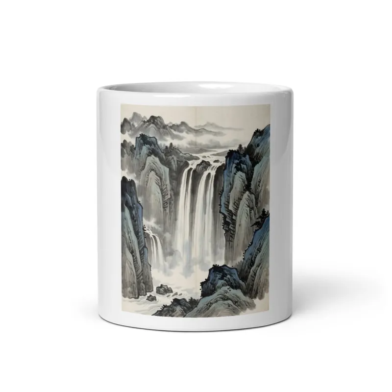 Gorge Waterfall 飞瀑 Mug