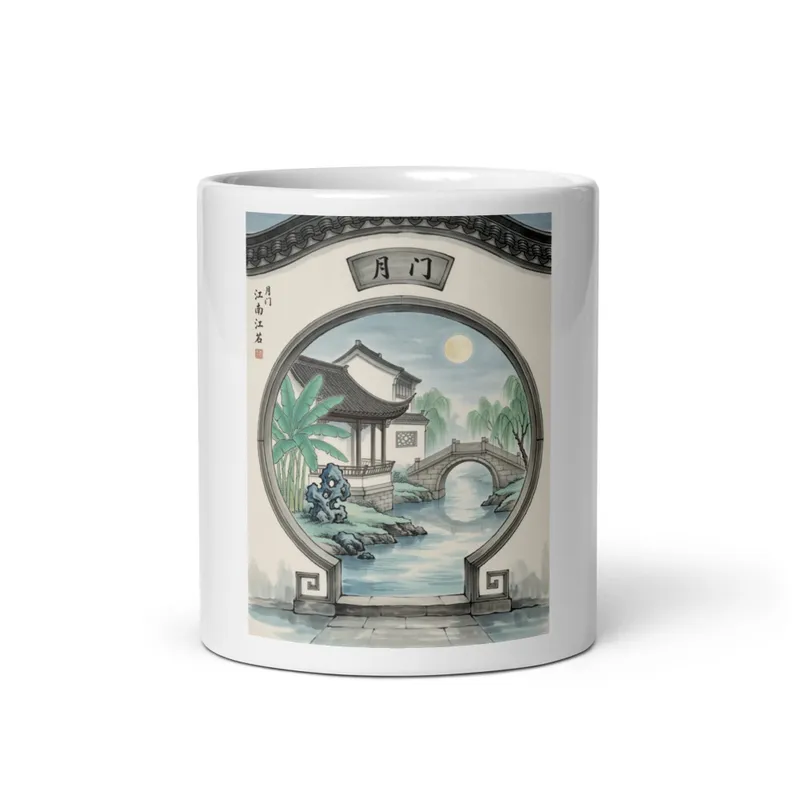 Moon Gate Courtyard Mug