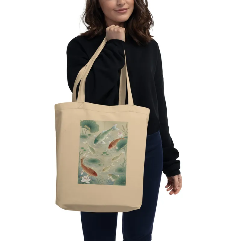 Koi 锦鲤 Tote Bag