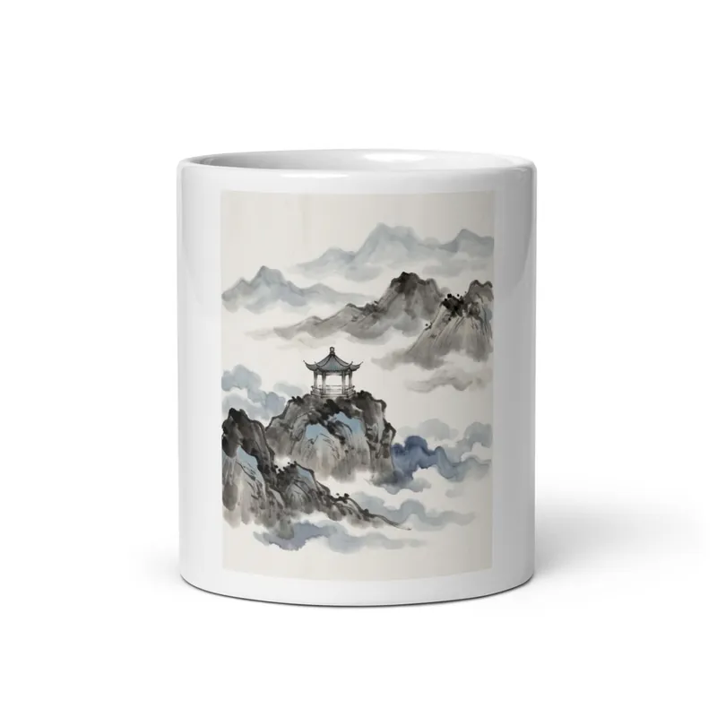 Pavilion Above Clouds 云亭 Mug