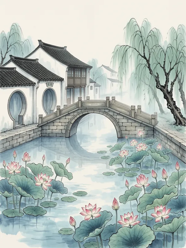 Lotus Canal Bridge
