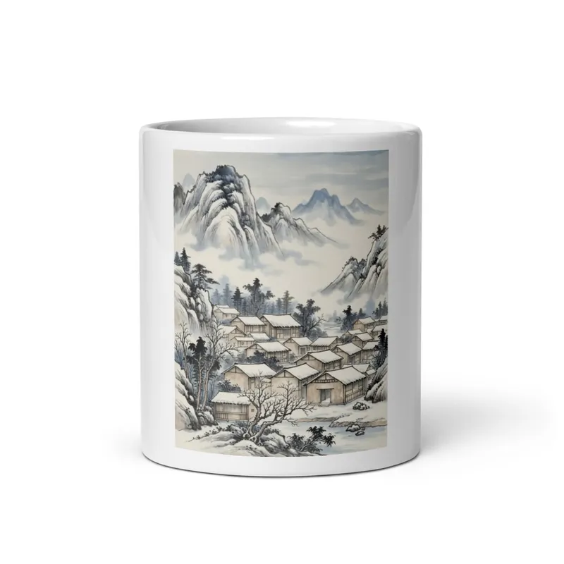 Snow Mountain Village 雪村 Mug