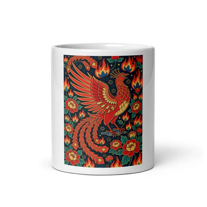 Guochao Phoenix 凤 Mug