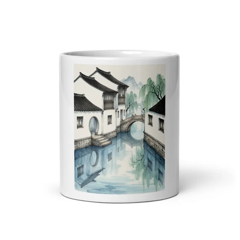 Water Town Reflections Mug