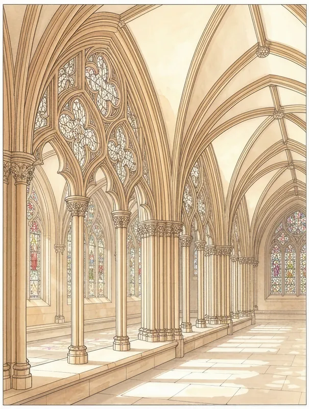 Sunlit Cloister