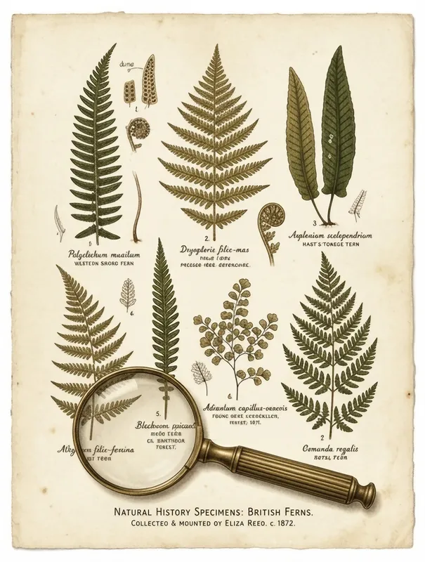 Pressed Fern Study