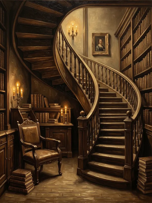 Library Spiral Staircase