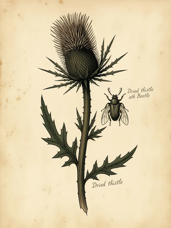 Thistle and Beetle Study