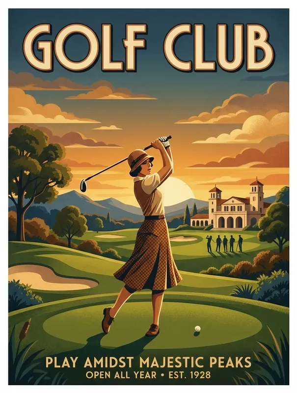 Golf Club Poster