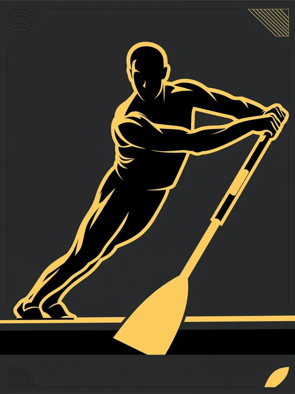 Rower Mid-Stroke