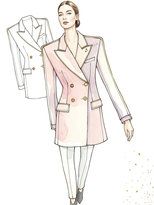 Runway Blazer Sketch