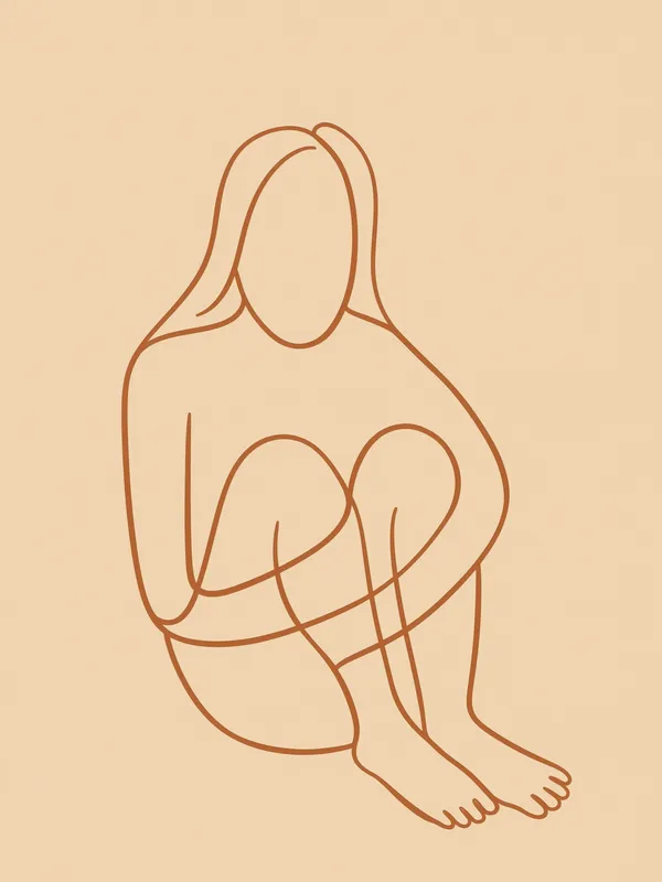 Seated Figure Line