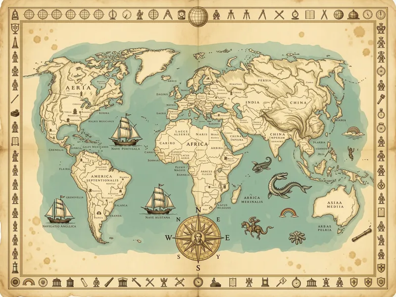 Twin Hemispheres Map