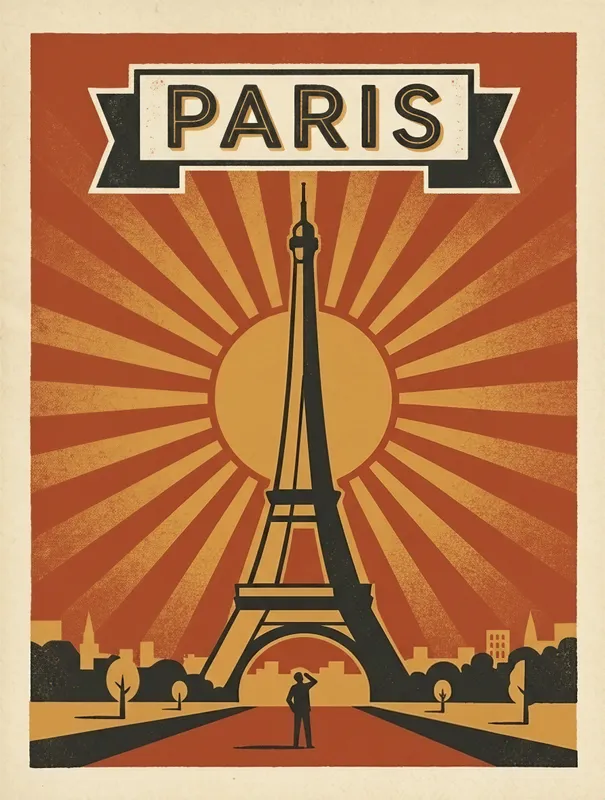 Single Landmark Poster