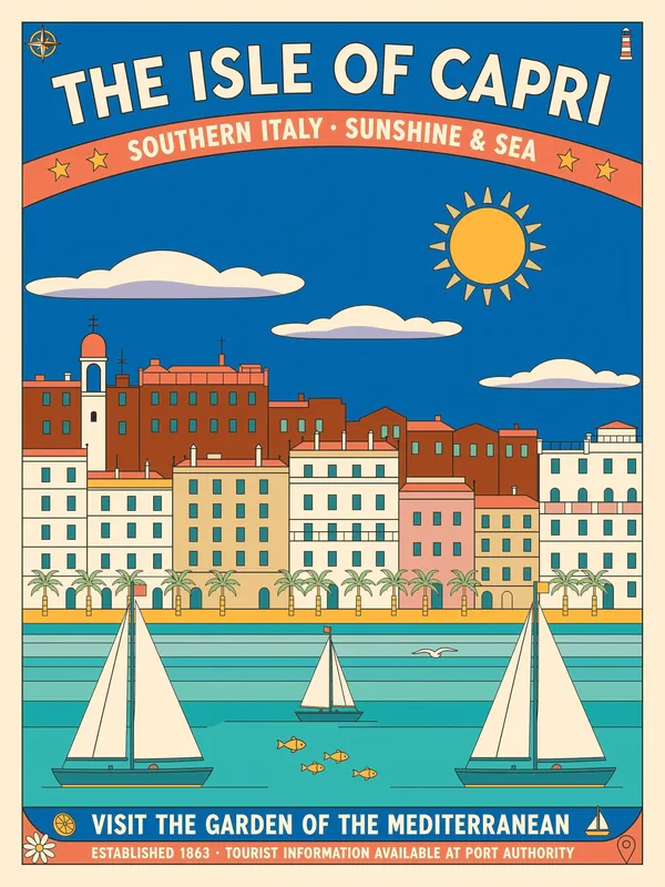 Isle of Capri Poster