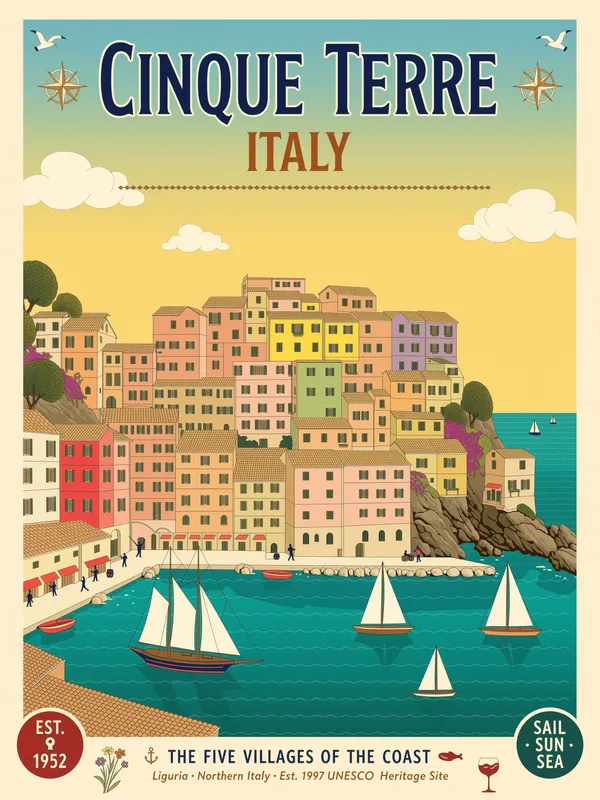 Cinque Terre Poster