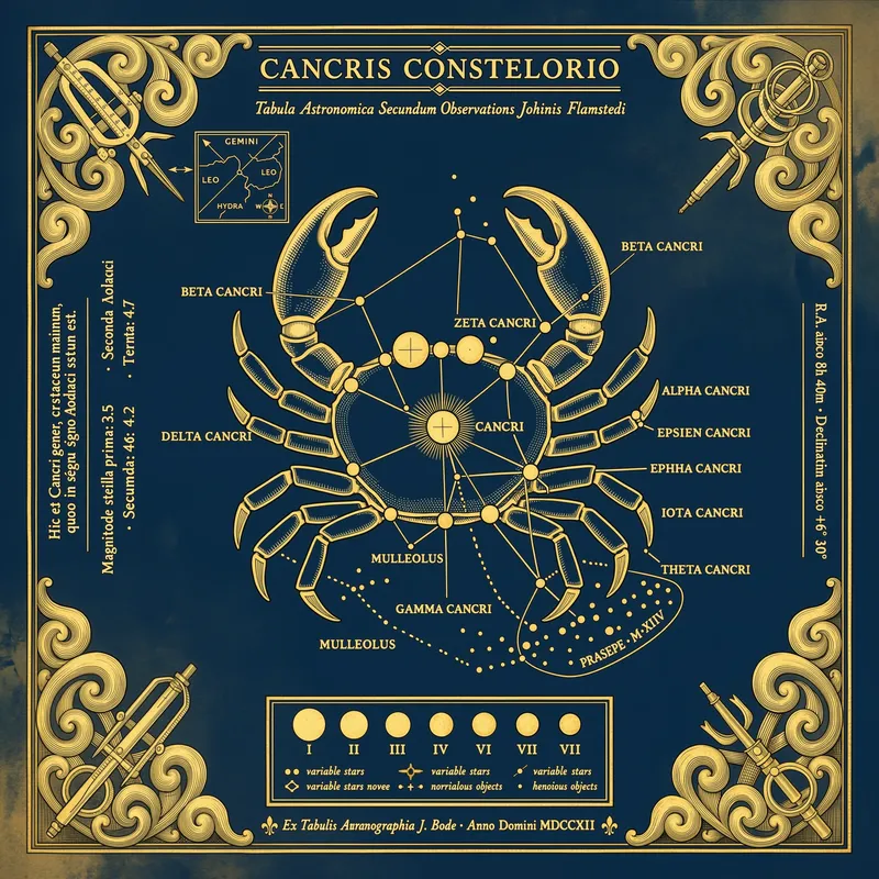 Cancer Zodiac Art Print