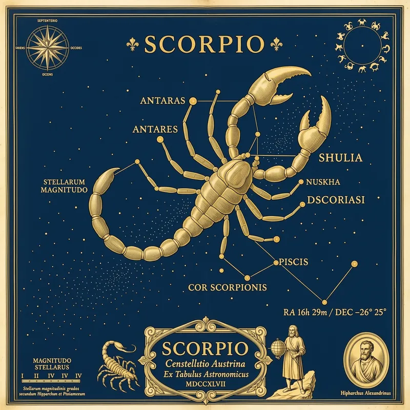 Scorpio Zodiac Art Print