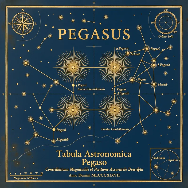 Pegasus Constellation Art Print