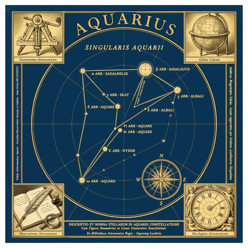 Aquarius Zodiac Art Print