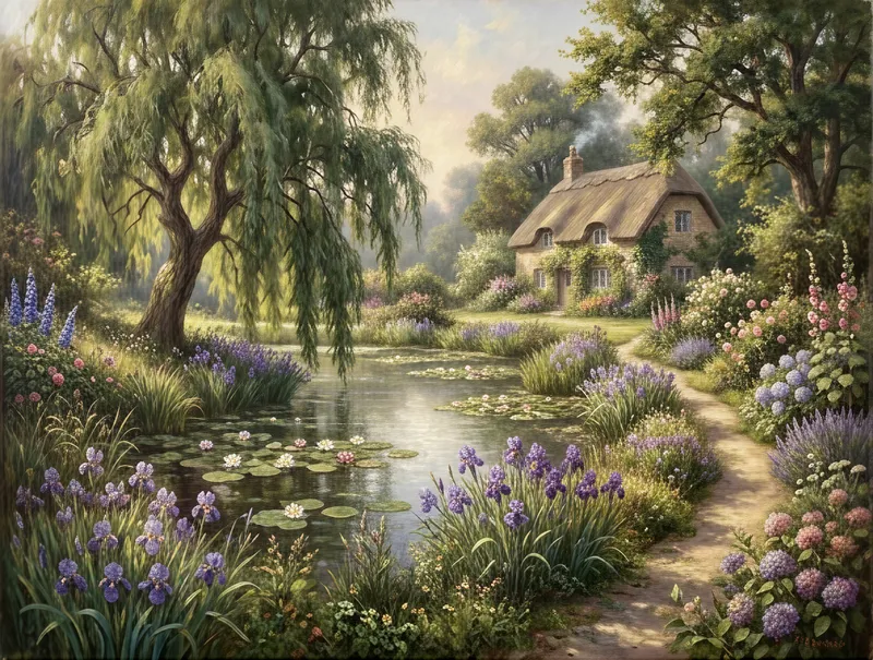 Iris Pond & Willow
