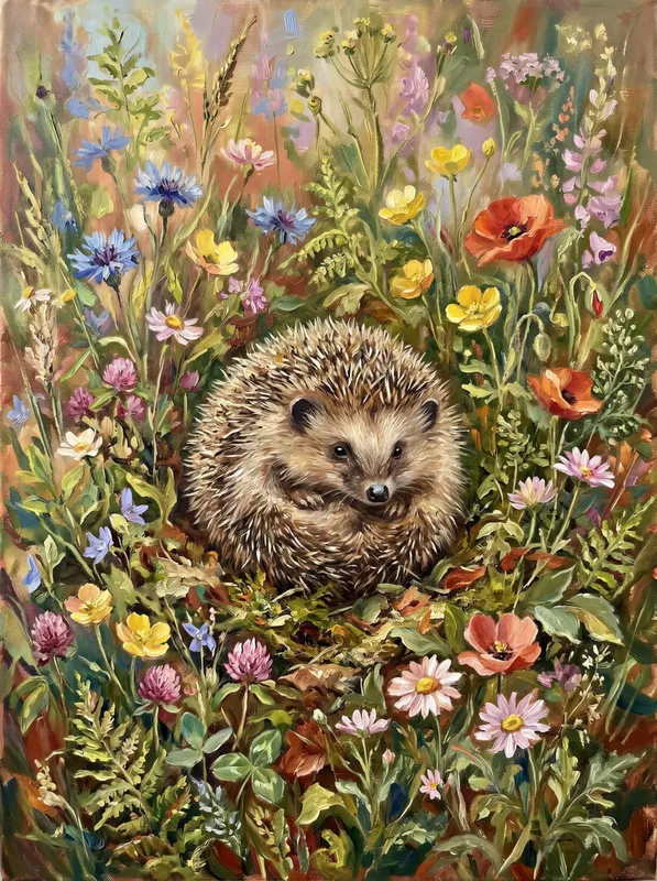 Wildflower Hedgehog