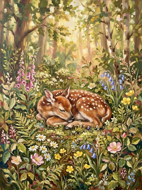 Sunlit Fawn